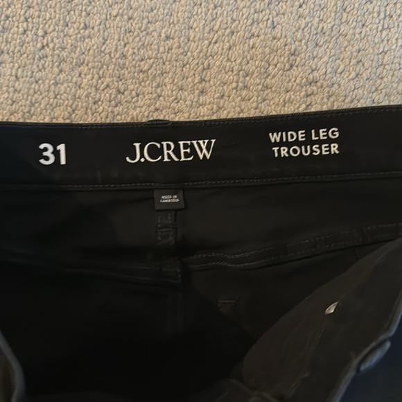 J crew pintuck trouser jeans, black, sz 31 - Picture 5 of 9